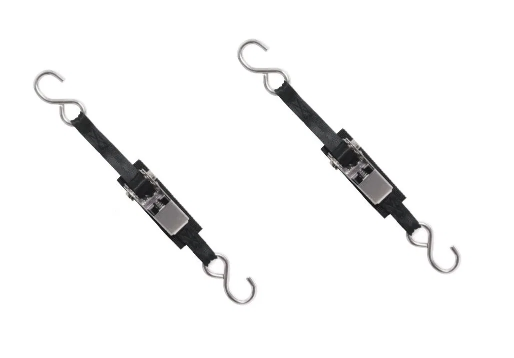 F12613 – IMMI Tie Down Strap, Boat Transom 3-1/2 Foot Length x 1 Inch Width With Ratchet 333 Pound Load Capacity 1000...